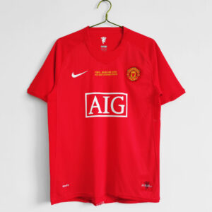 Manchester United 2007/08 Home Kit - Retro